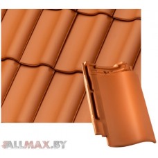 Керамическая черепица Roben Milano - Красная натуральная