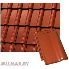 Керамическая черепица Roben-Piemont Каштановая ангобированная