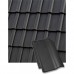 Керамическая черепица Roben-Piemont Антрацит ангобированная