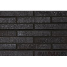 Клинкерная плитка ригельная черная NF 6705 brushed