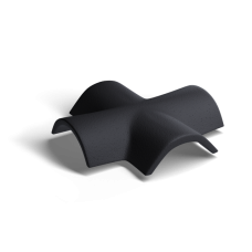 Черепица KRIASTAK Classic X-образная плоская черный