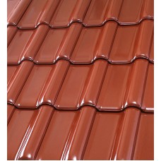 Керамическая кровельная черепица FLANDERN Plus cayenne (Кайенская, глянцевый ангоб)