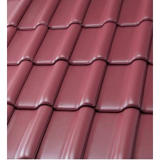 Керамическая кровельная черепица FLANDERN Plus merlot