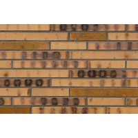 Клинкерный кирпич ABC-klinkergruppe, Langformat St. Petersburg, gelb-Kohlebrand glatt DF 1006