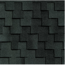 Битумная черепица Ruflex Windsor Midnight black